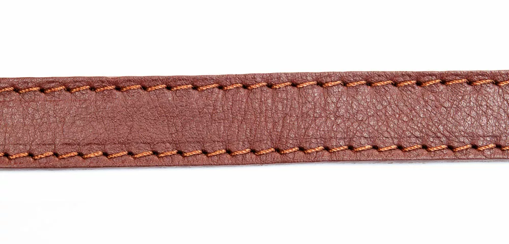 Leather strap.