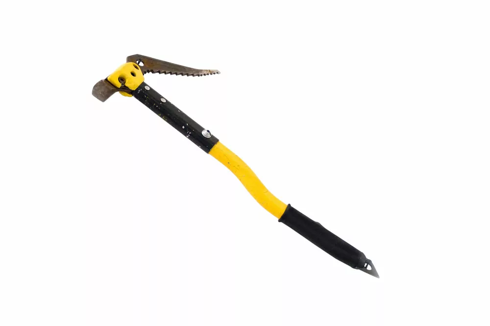Sports ice axe with a spike.