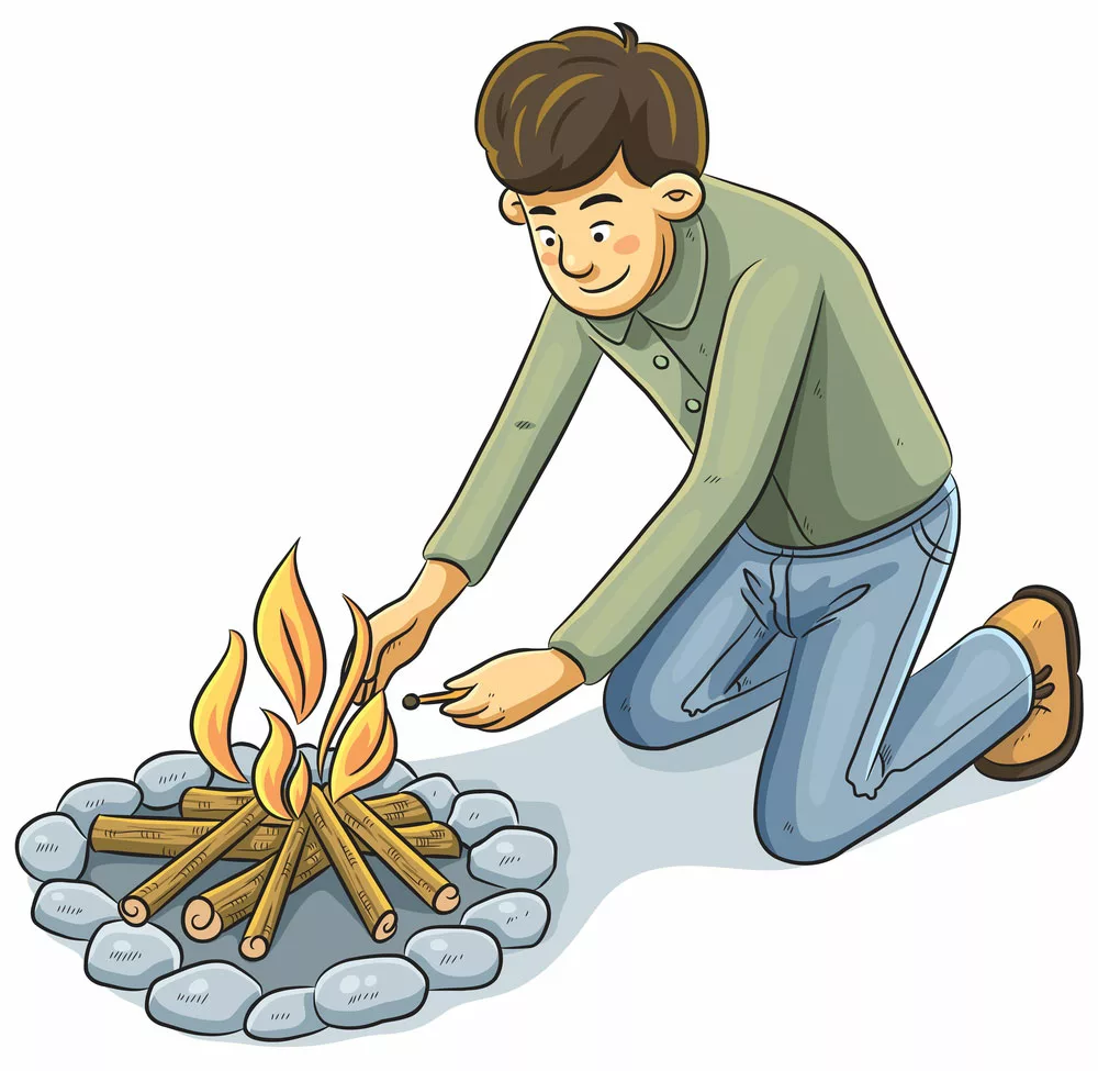 Charcoal vs Firewood: Lighting a fire. 