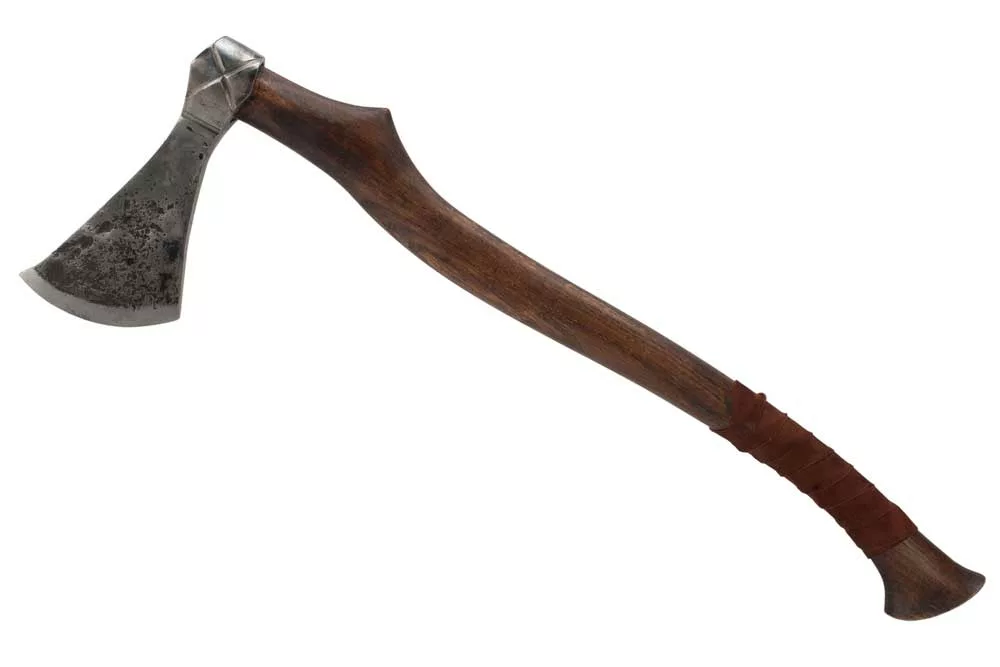 An ancient battle axe