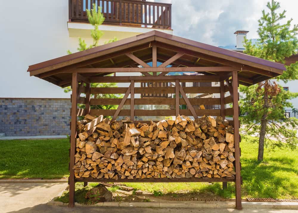 a shed for firewood