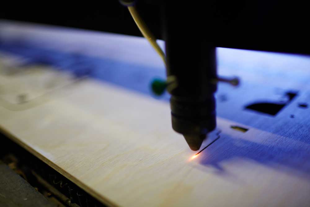 Laser Cutting Wood, How to Avoid Brown From Smoke: Laser Cutting Special plywood